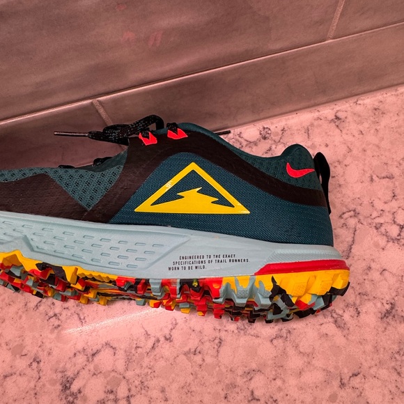 Nike Wildhorse  5 Trail  Geode ,Orange ,Teal  Athletic Shoes Women’s 9 - Picture 3 of 9